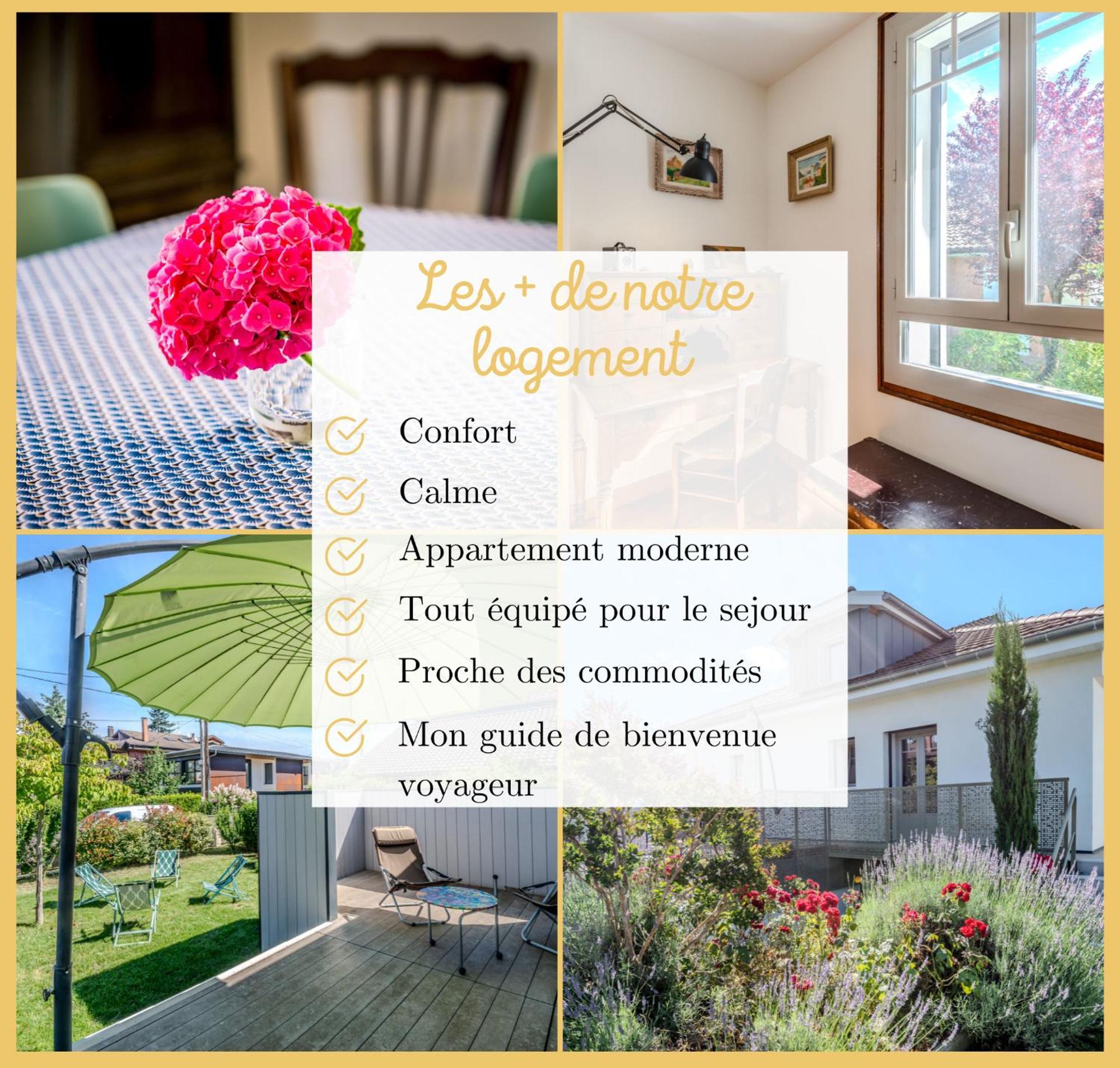 Chez Drum I Villa T3 I Thonon Экстерьер фото