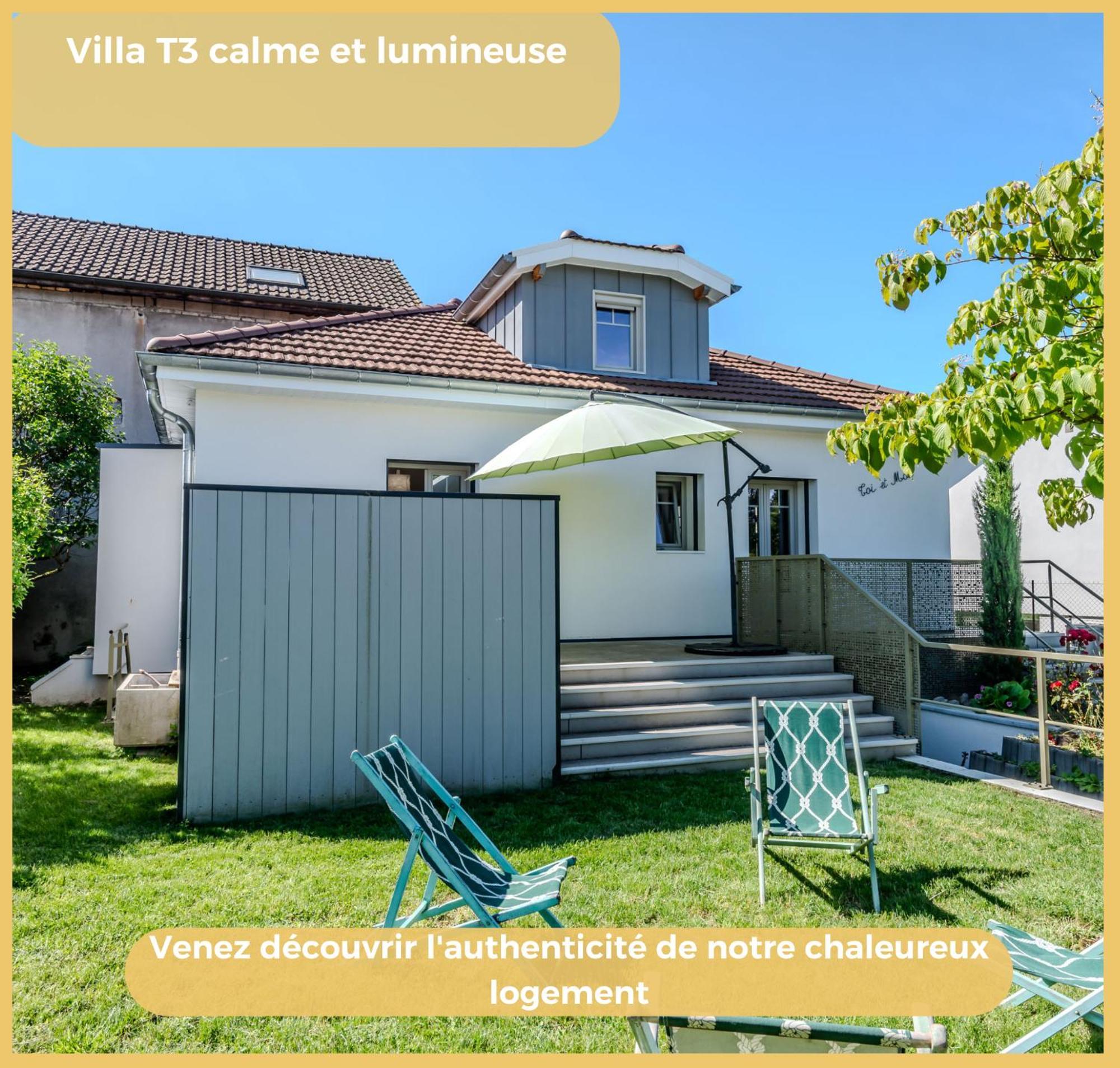 Chez Drum I Villa T3 I Thonon Экстерьер фото
